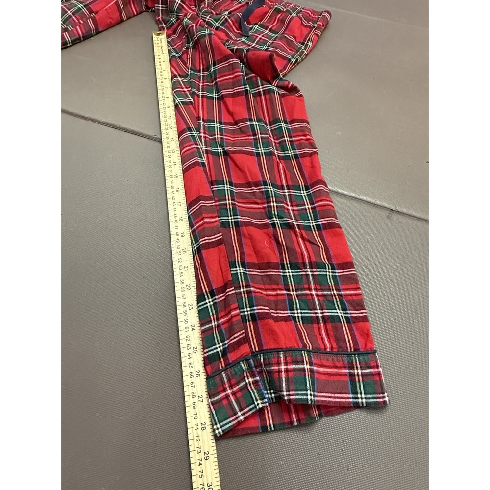 Petite Plume Brushed Twill Imperial Tartan Pajama Set Plaid 100% Cotton Womens M - Picture 12 of 13